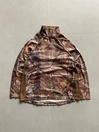 REAL TREE CAMOU QUARTER ZIP JACKET - XL