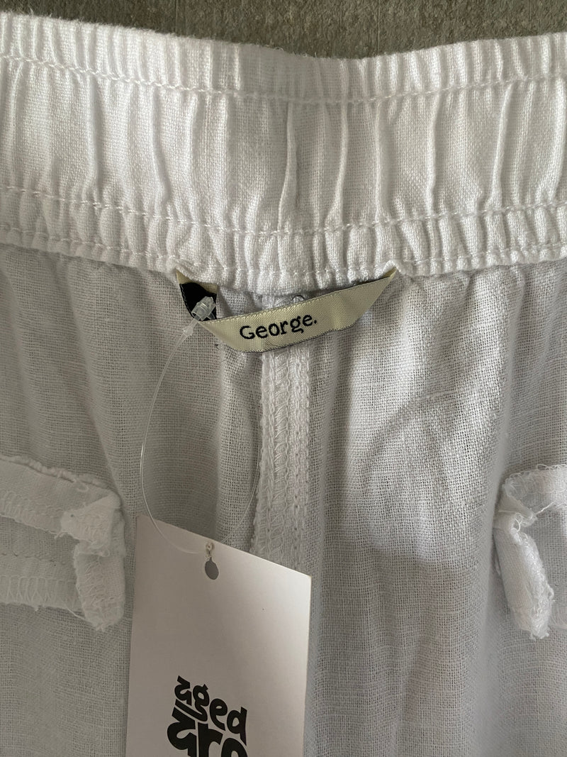 GEORGE BAGGY LINEN PANT - XL