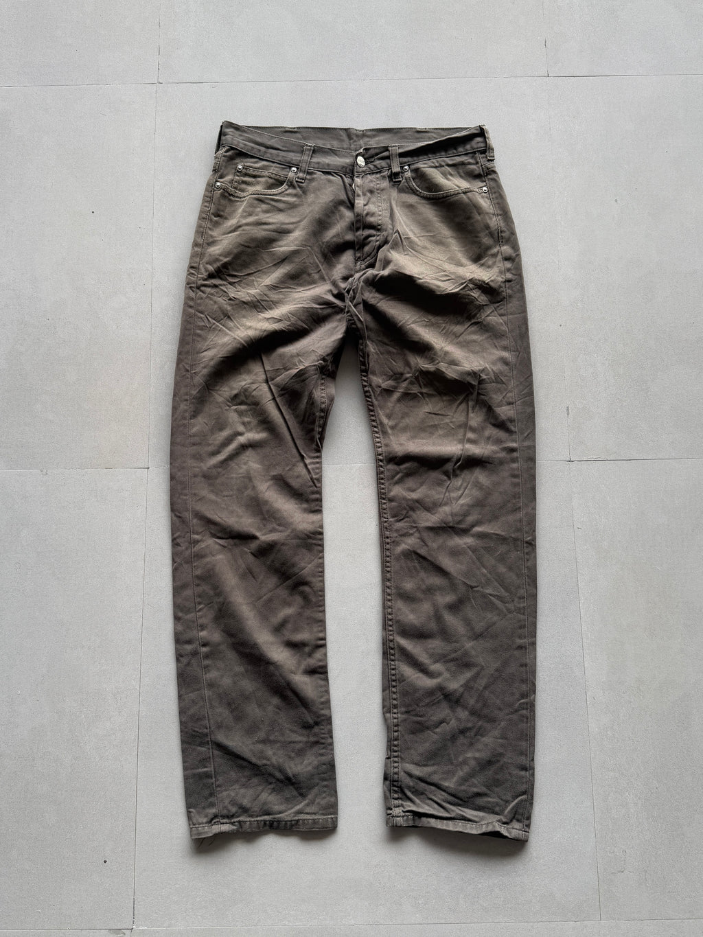CARHARTT GREEN CARGO PANT - S