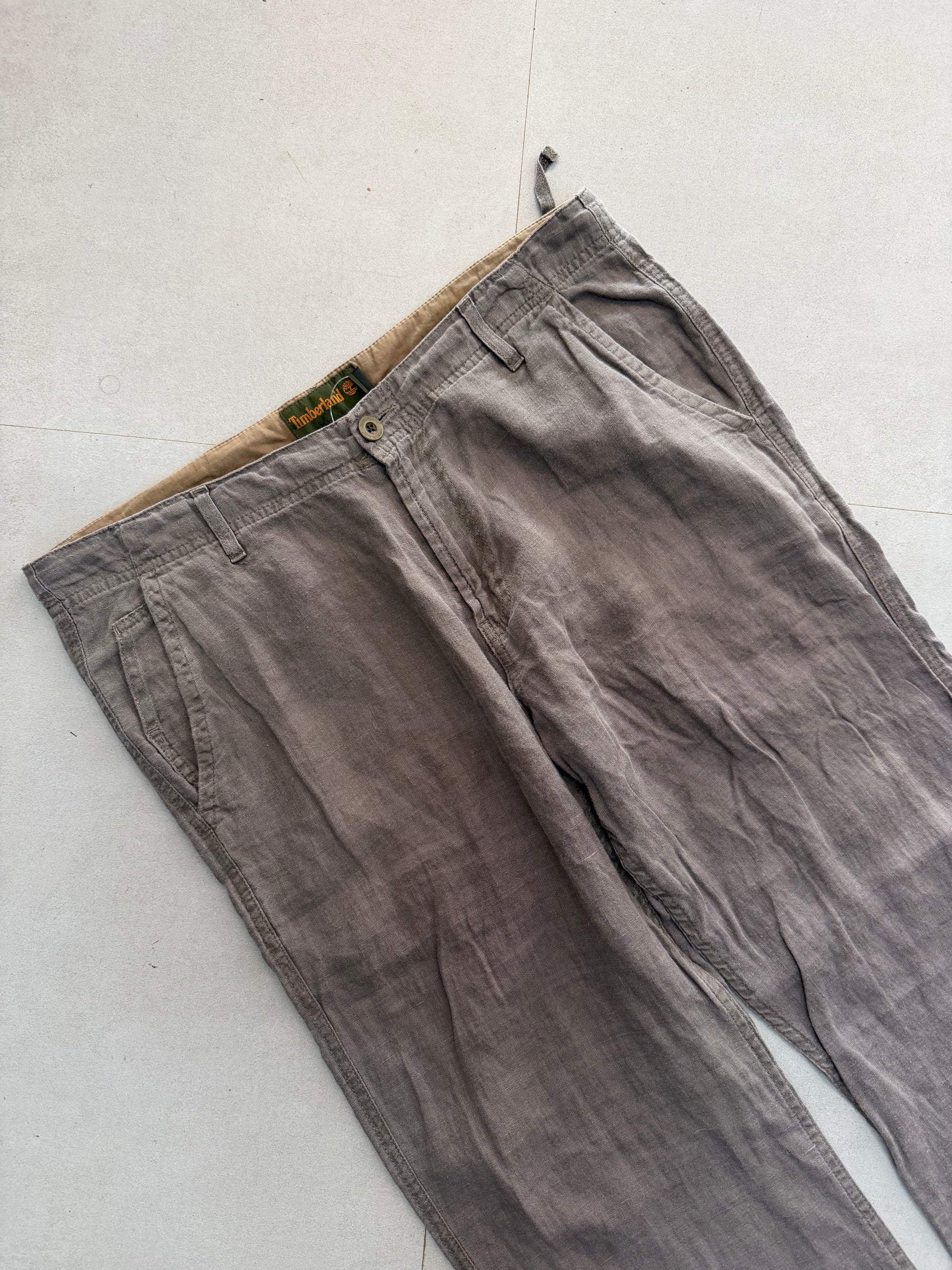 WIDE LEG LINEN PANT LNP45 - L