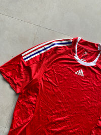 ADIDAS CENTER LOGO DRI-FIT TEE - L