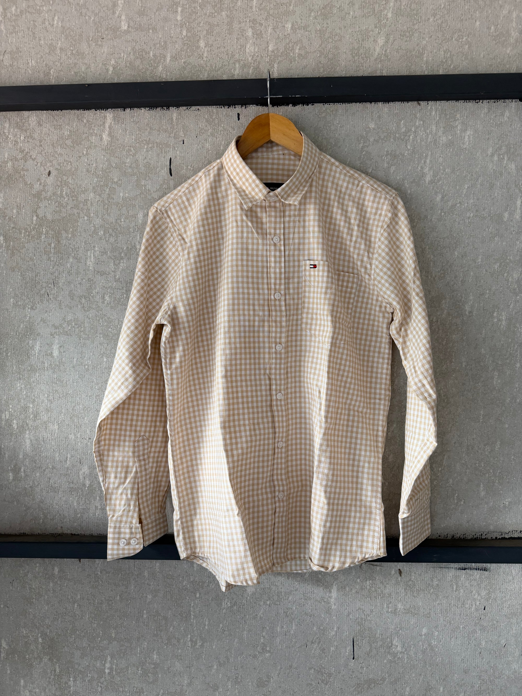 TOMMY HILFIGER CHECKERED SHIRT -  M-XL