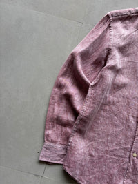 UNIQLO PINK PURE LINEN SHIRT - M