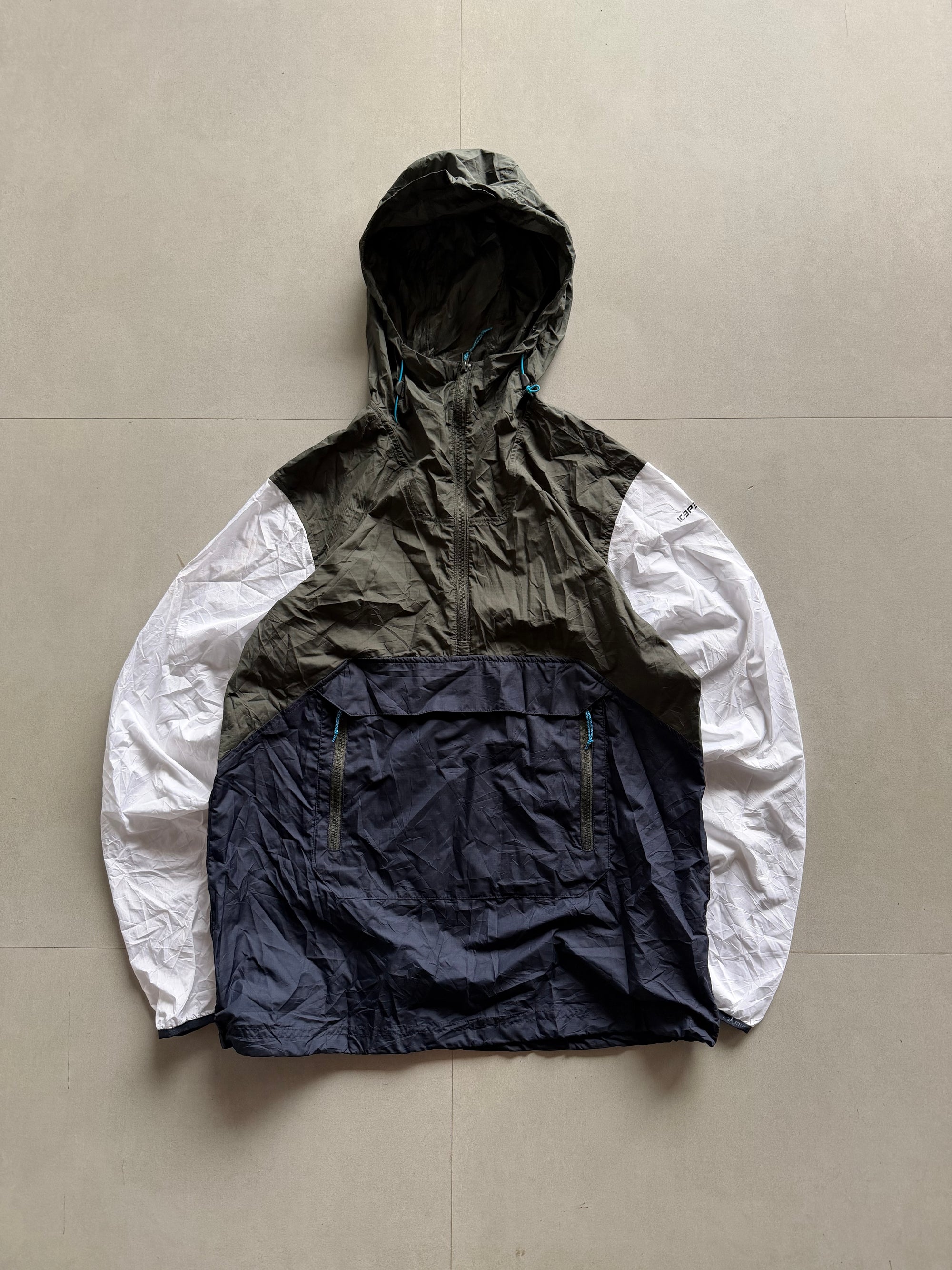 VINTAGE STYLE QUARTER ZIP JACKET - M