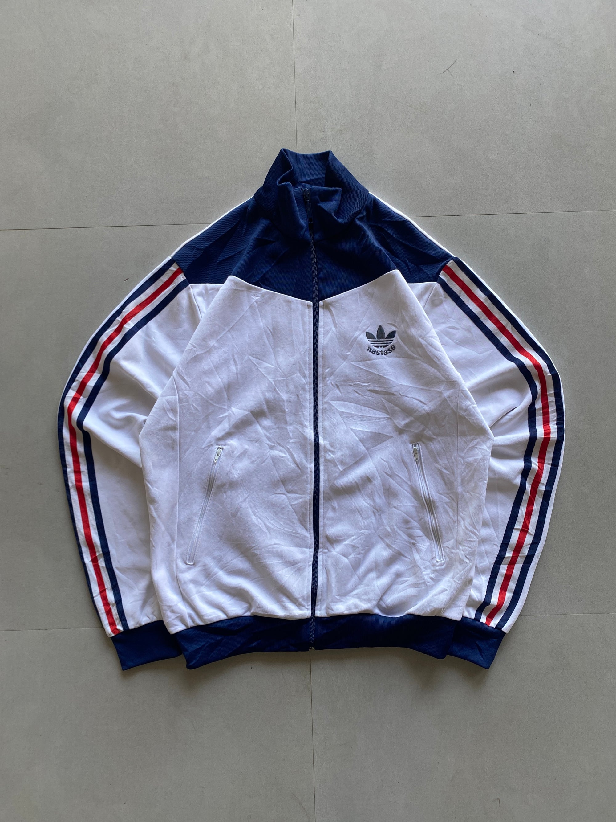 ADIDAS ORGINALS NASTASE STRIPED JACKET - M