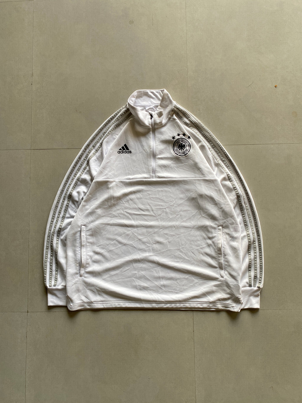 ADIDAS GERMANY QUARTER ZIP JACKET - XL