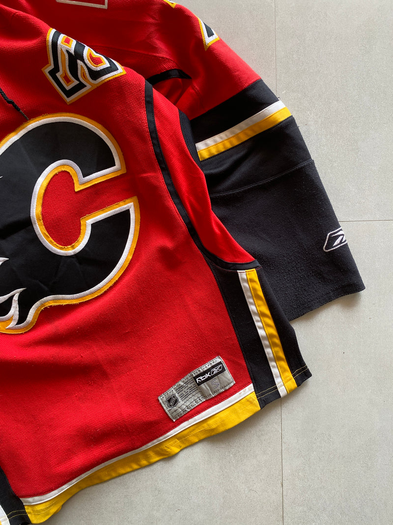REEBOK CALGARY FLAMES HOCKEY JERSEY - L