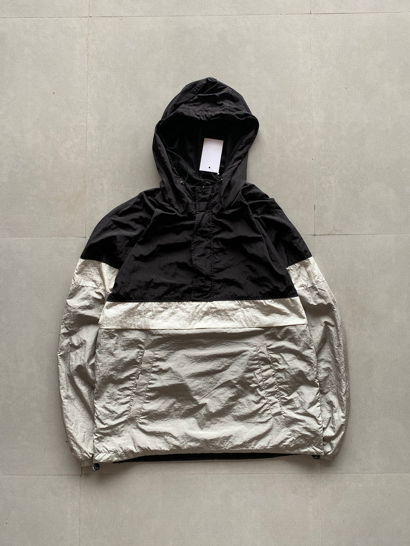 VINTAGE QUARTER ZIP JACKET - L