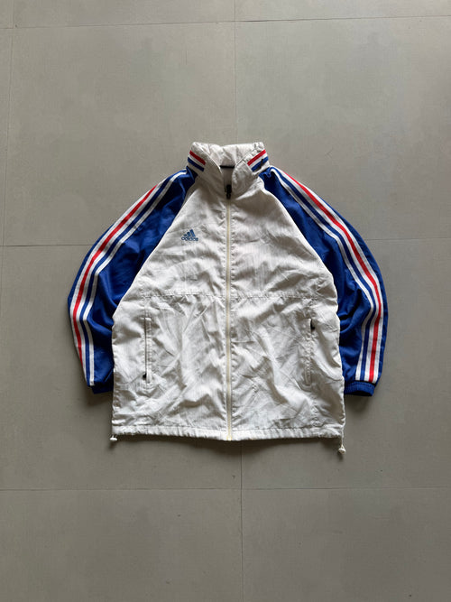 00S ADIDAS STRIPED JACKET - L