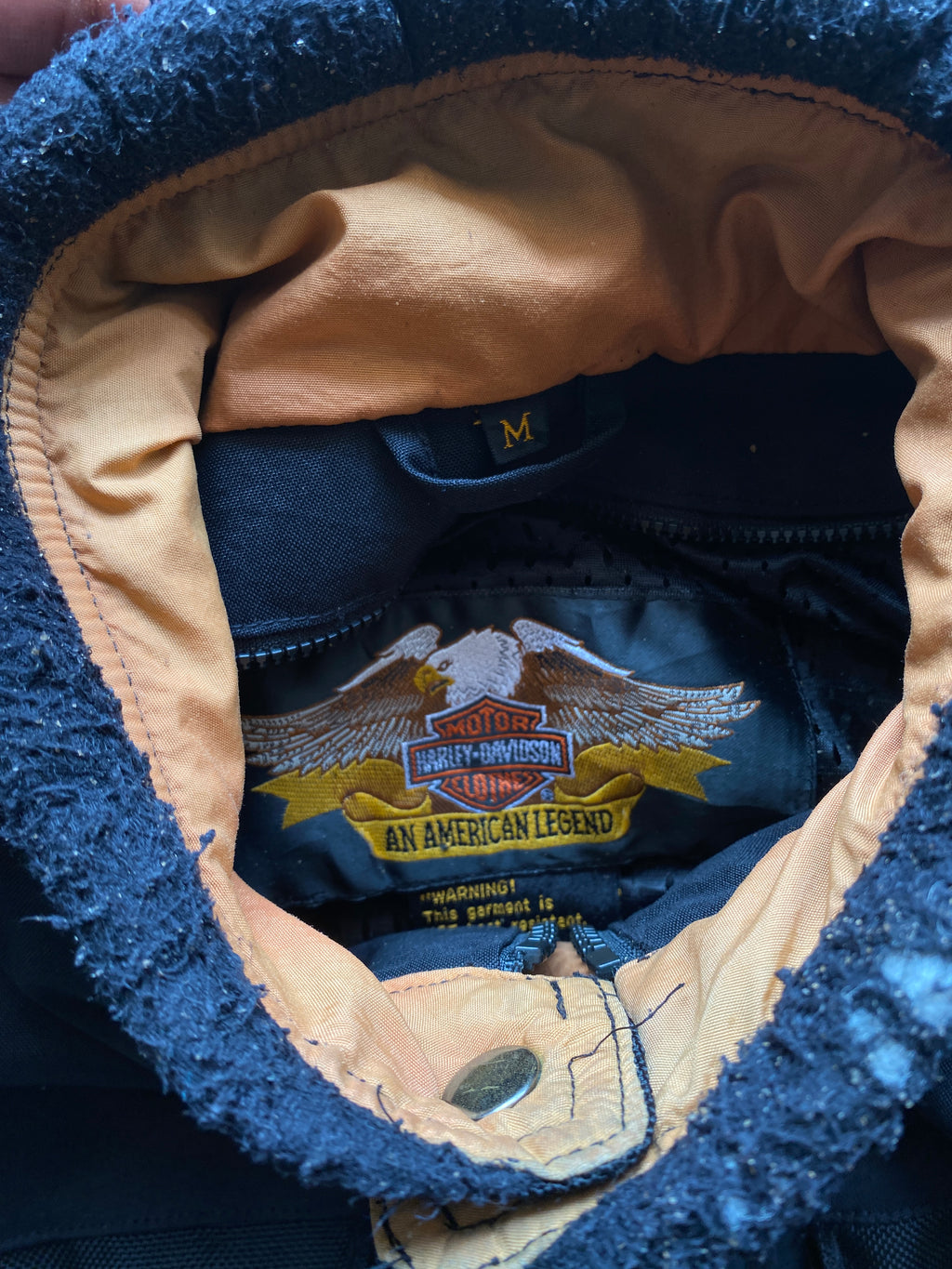 VINTAGE HARLEY DAVIDSON FXG MOTORCYCLE JACKET - XL