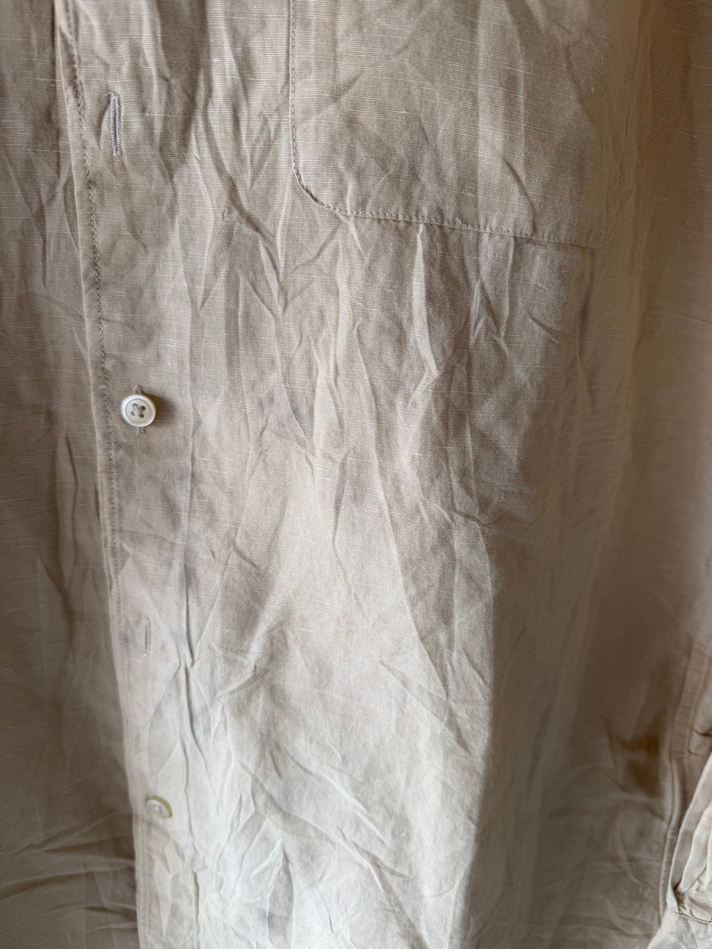 UNIQLO LINEN SHIRT SLN102 - L