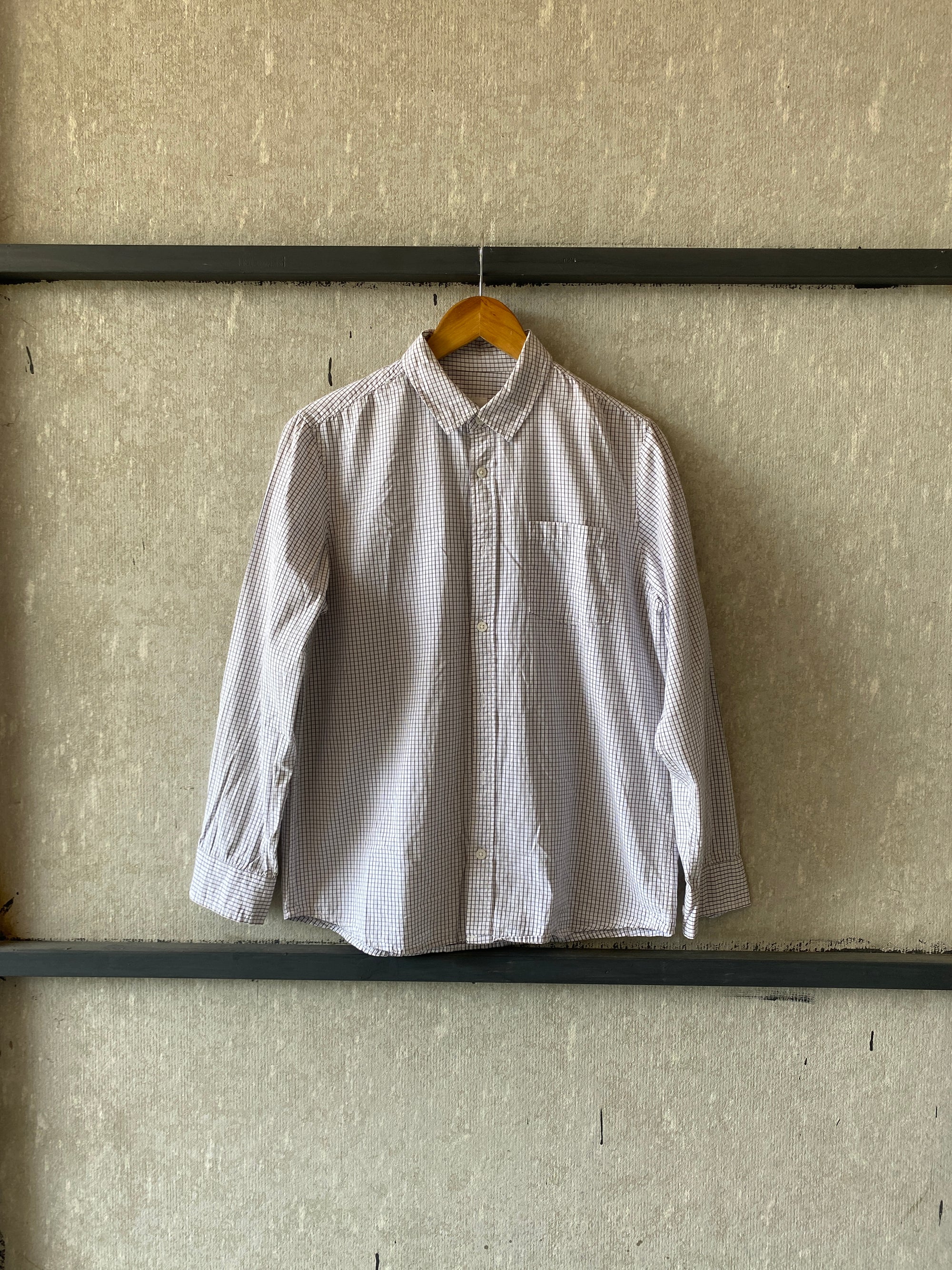 BASIC HOUSE CHECKERED SHIRT - M