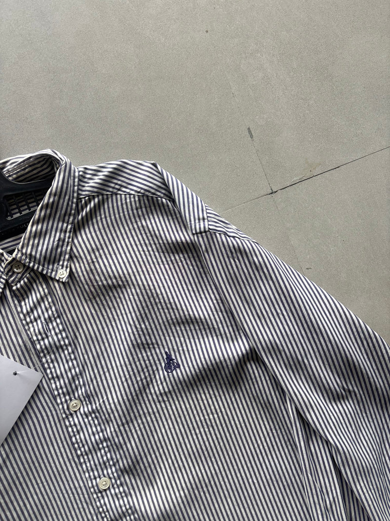 BEAN POLE STRIPED SHIRT - M