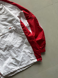 VINTAGE UMBRO HOODED QUARTER ZIP JACKET - L