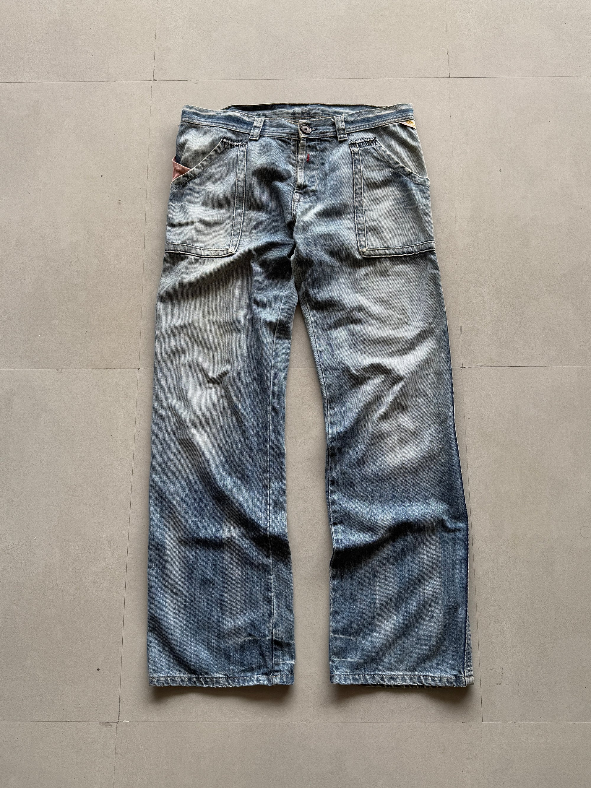 REPLY BIG POCKET DENIM - L