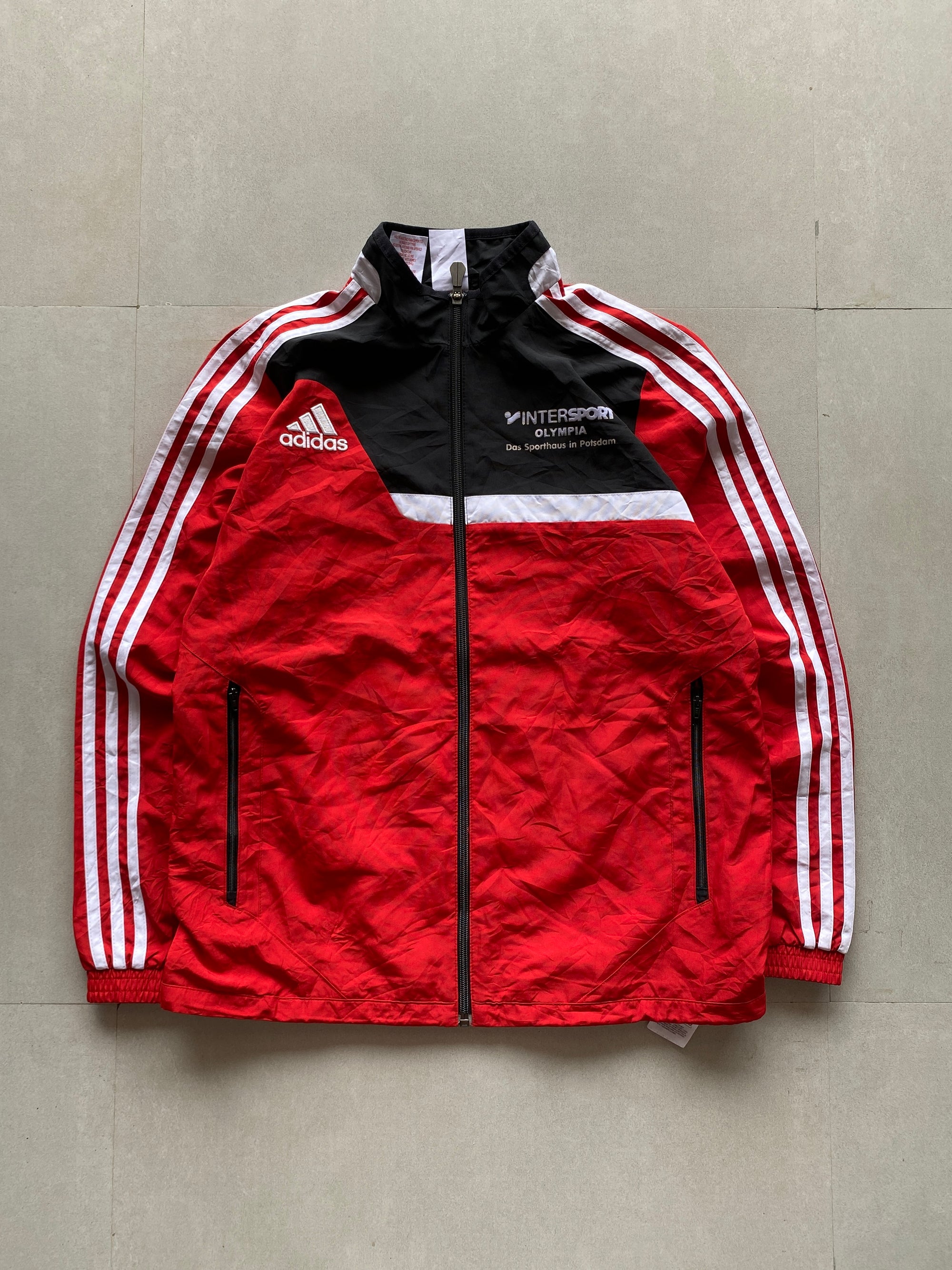 ADIDAS STRIPED JACKET - M