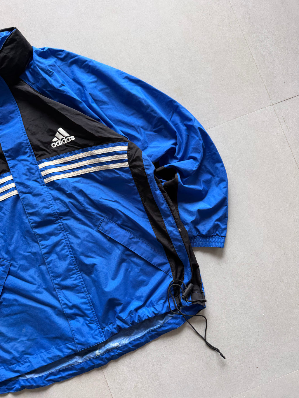 90S ADIDAS STRIPED JACKET - XL
