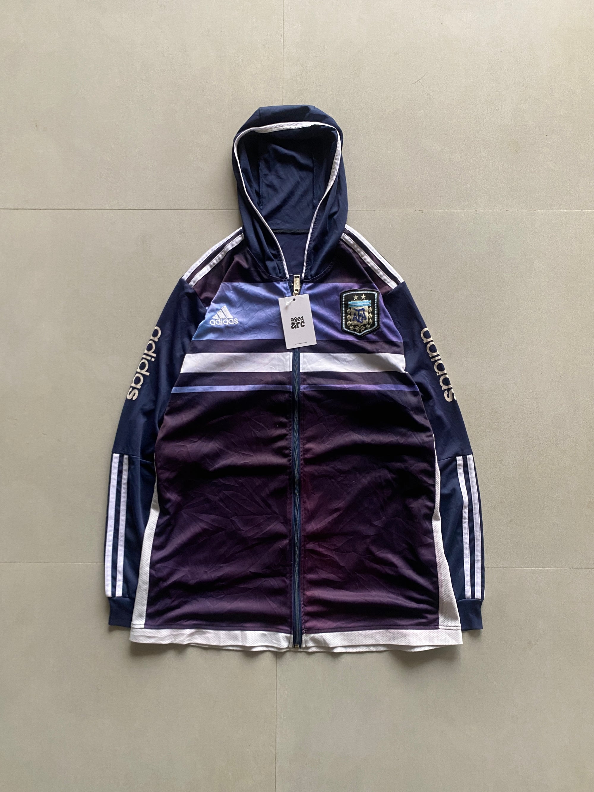 ADIDAS ARGENTINA HOODED JACKET - M