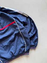 90S NIKE QUARTER ZIP REVERSIBLE JACKET - L