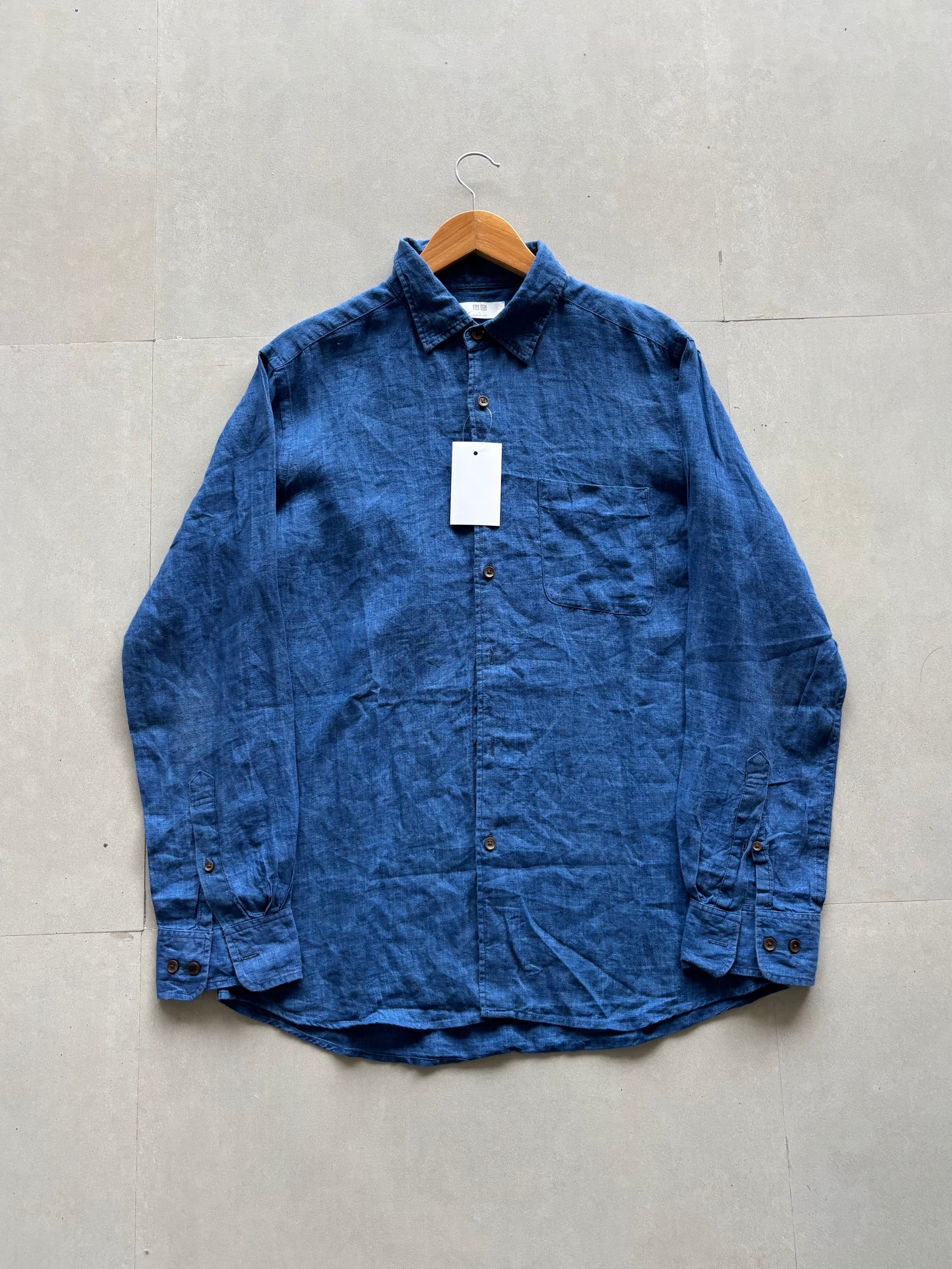 UNIQLO PURE LINEN SHIRT - L