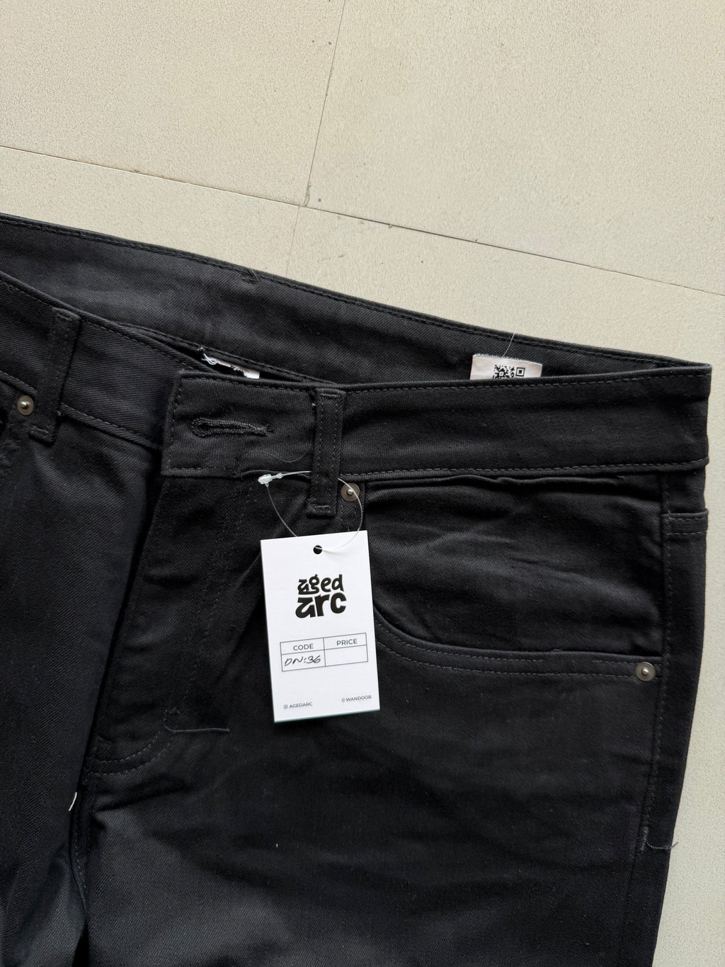 DN36 BAGGY DENIM - L