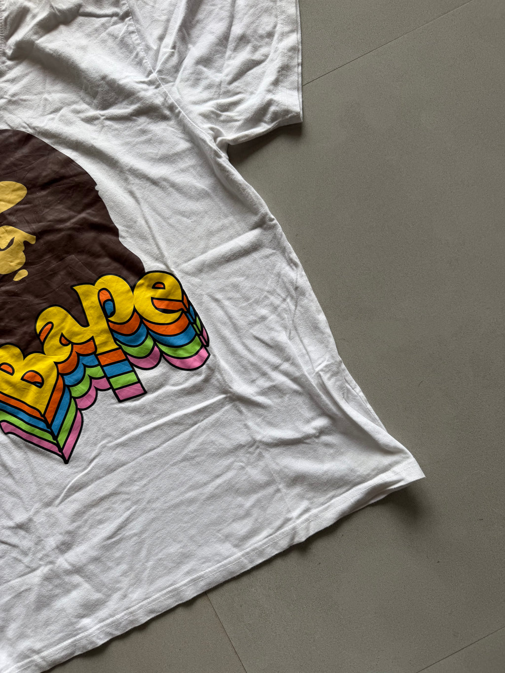 BAPE LOGO TEE - M