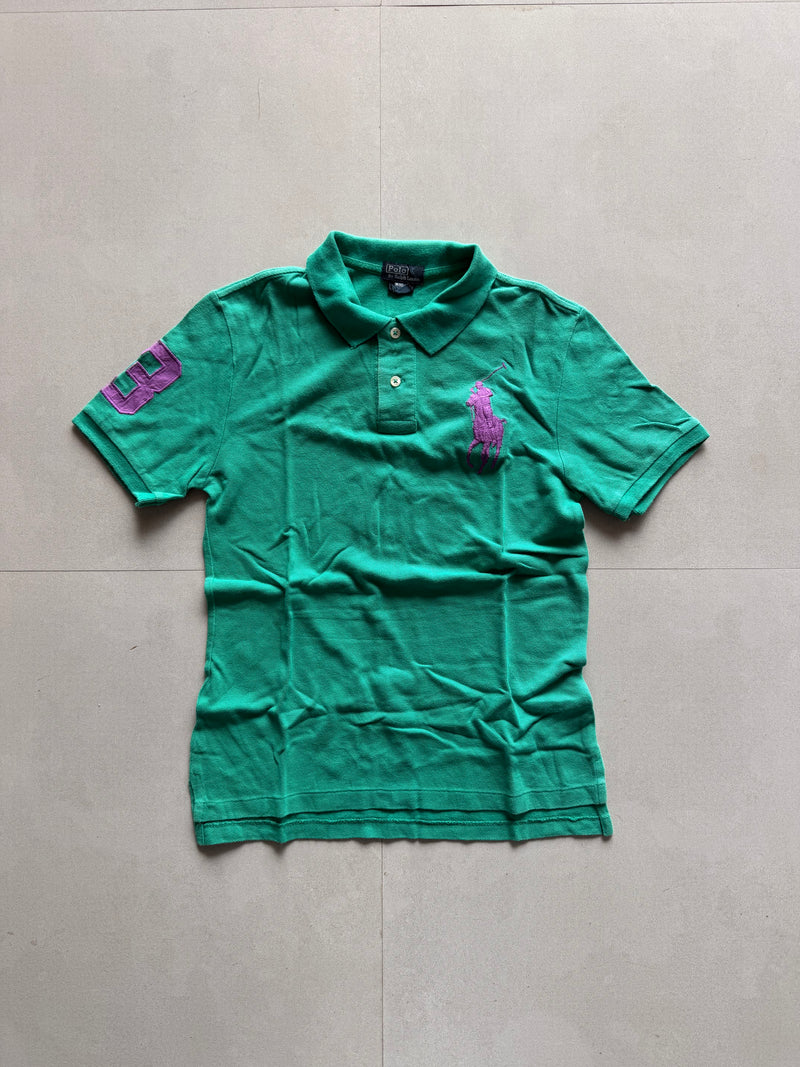 RALPH LAUREN BIG PONY POLO TEE - XXS