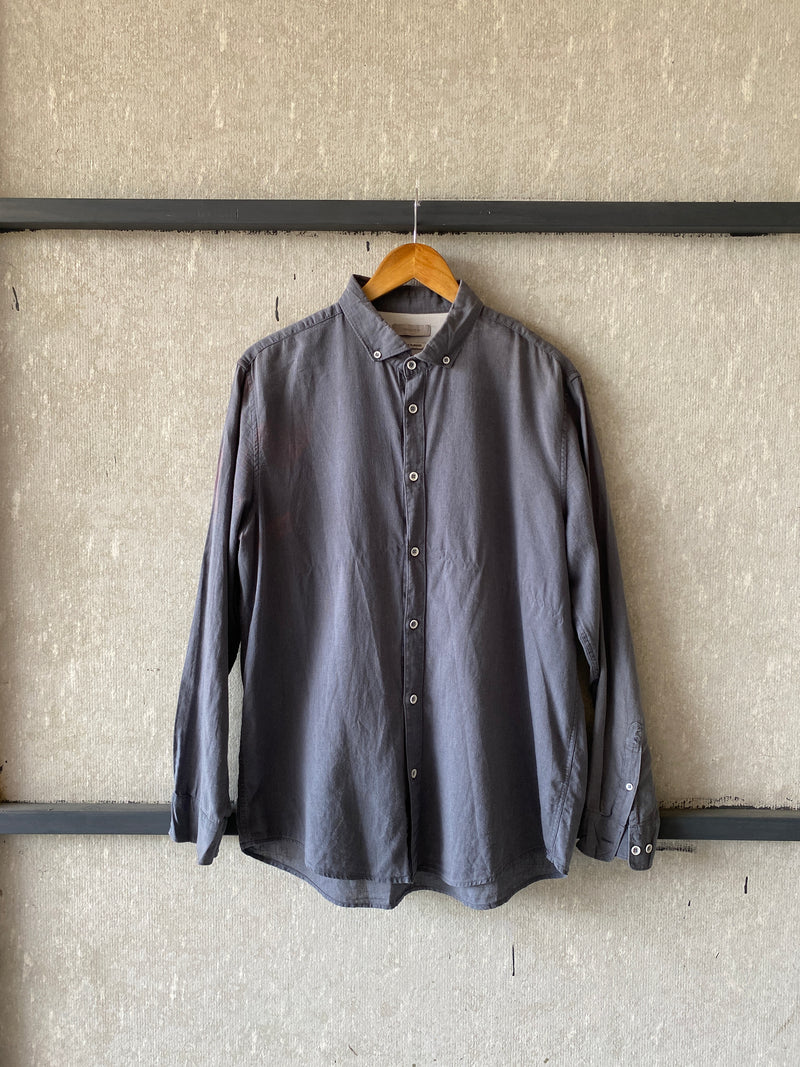 PROJECT M LINEN BLEND SHIRT - L