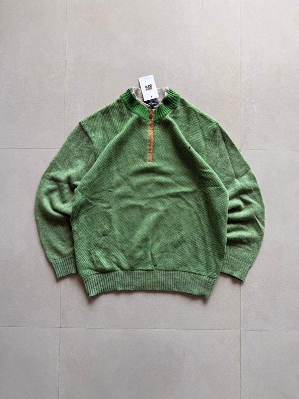 QUARTER ZIP KNIT SWEATER SW31 - M