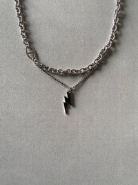LIGHTNING BOLT HEAVY PENDANT CHAIN