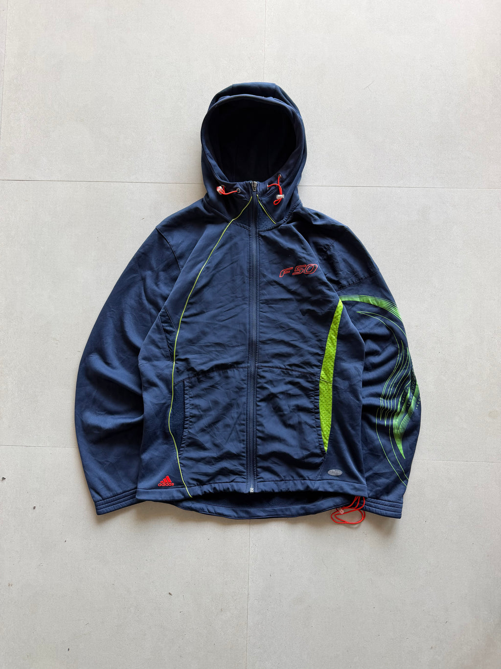 ADIDAS F50 HOODED JACKET - M
