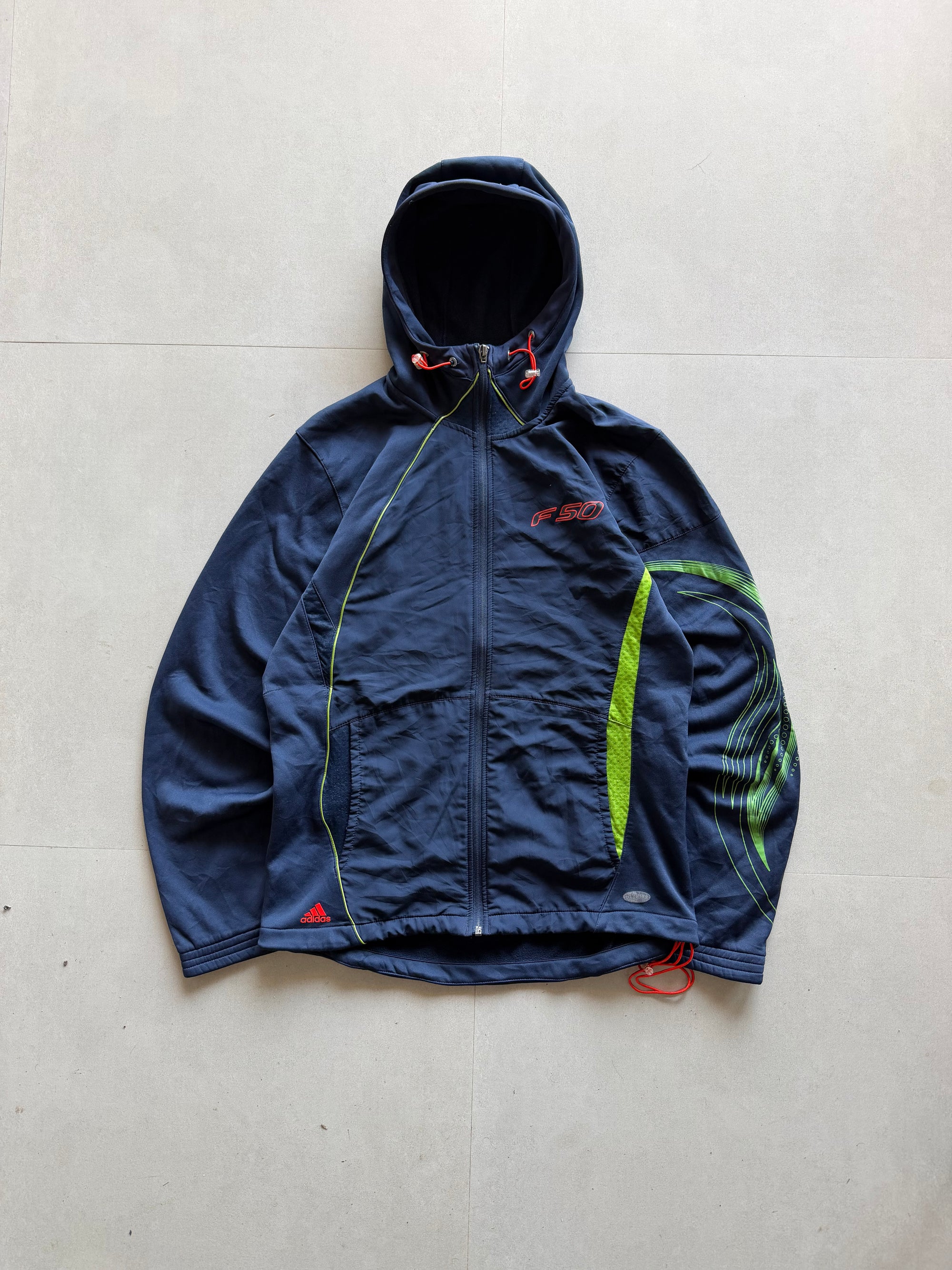 ADIDAS F50 HOODED JACKET - M