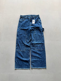 DN25 DOUBLE KNEE WIDELEG DENIM - M