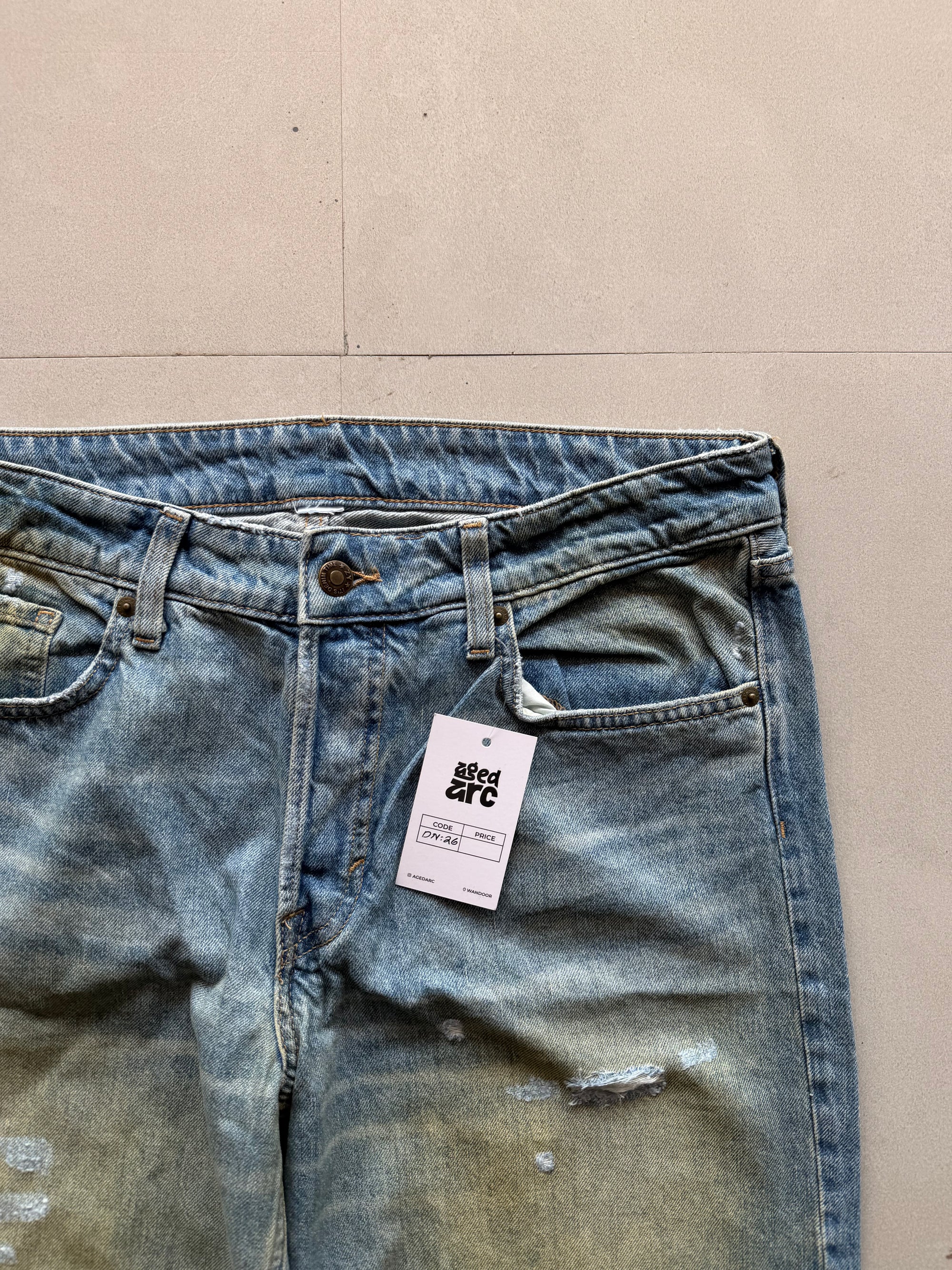 DN26 WIDELEG DENIM - M