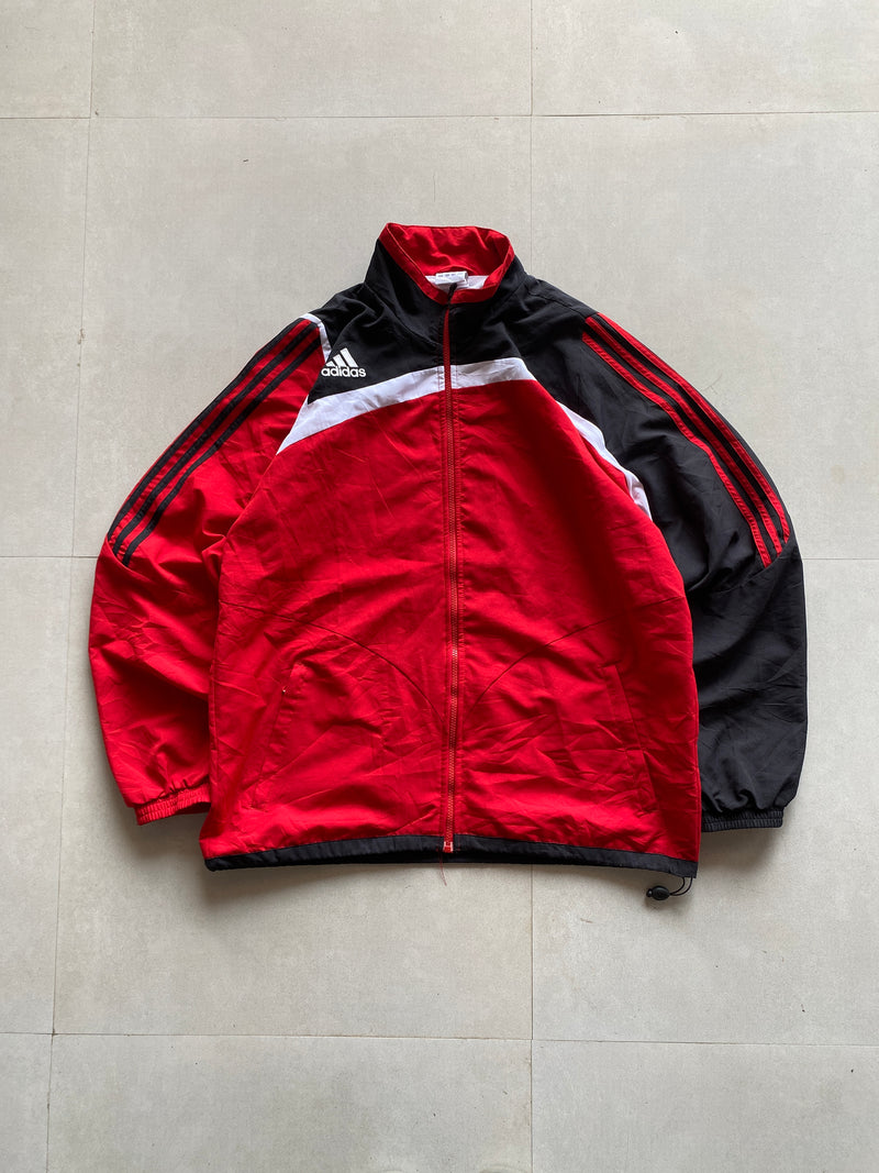 VINTAGE ADIDAS STRIPED JACKET - XL