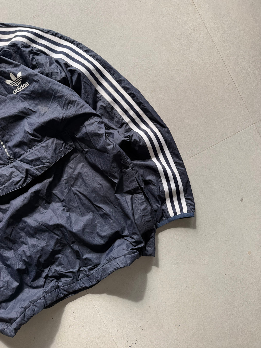ADIDAS ORGINALS QUARTER ZIP JACKET - M