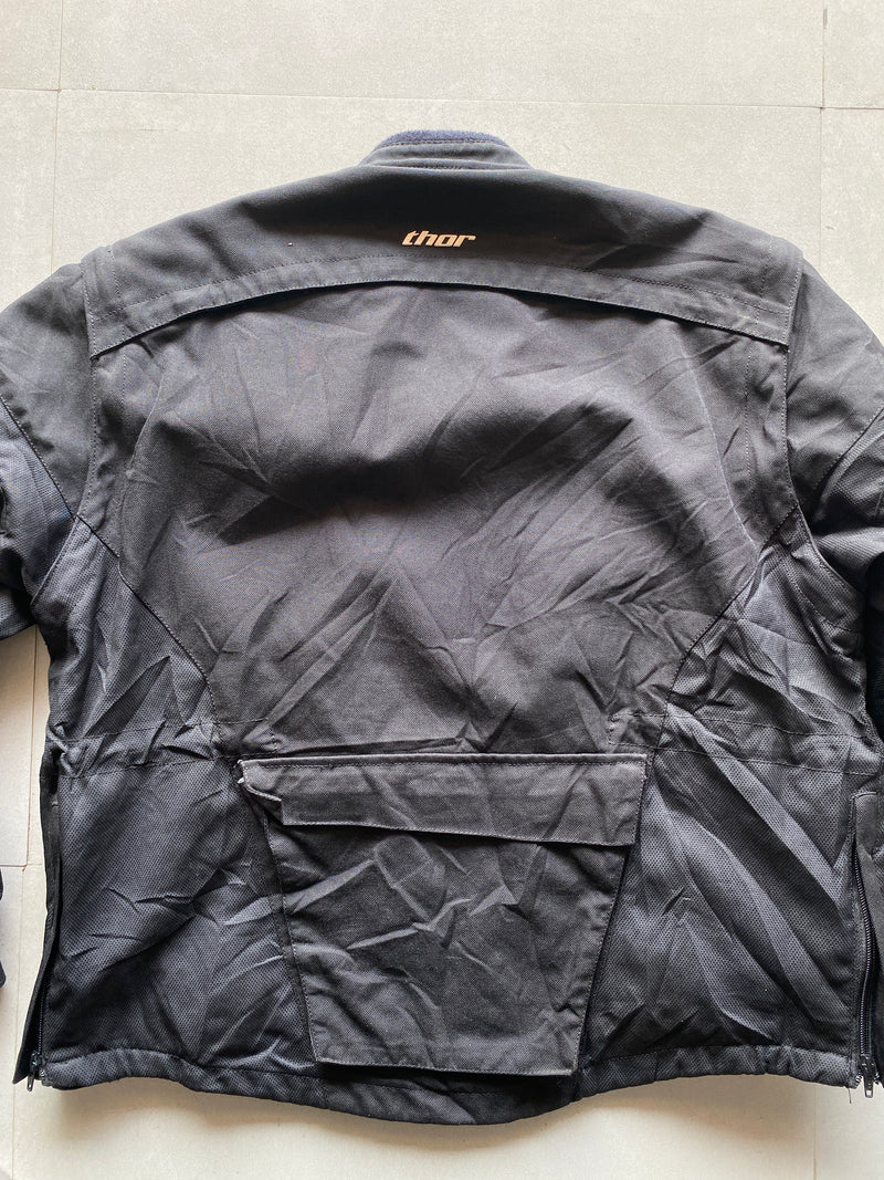 THOR 2009 CONVERTIBLE MOTORCYCLE JACKET - XL