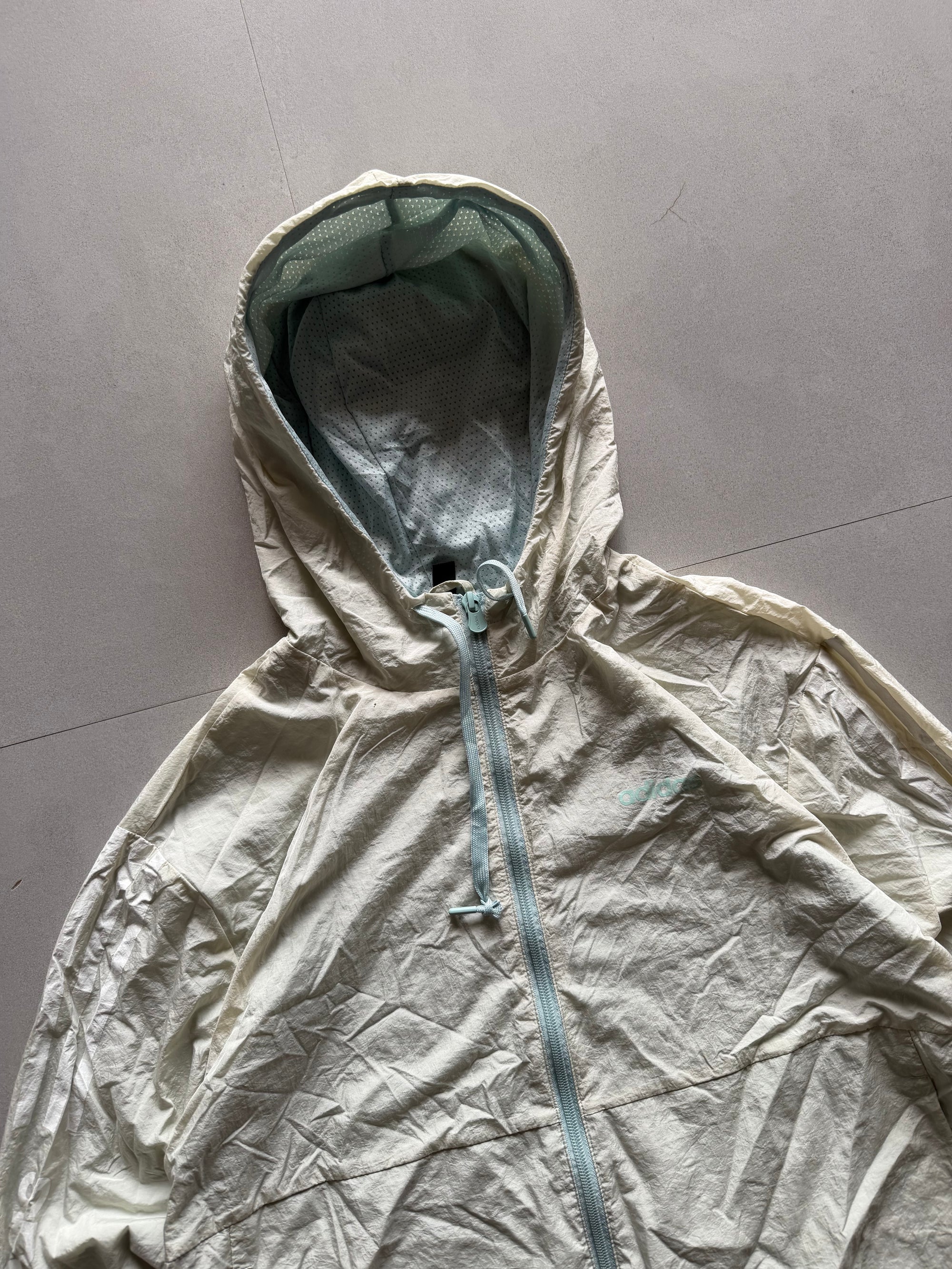 ADIDAS HOODED JACKET - XS