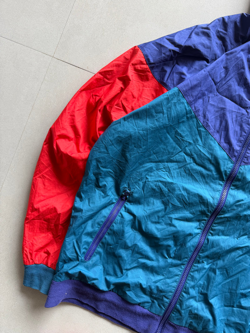 VINTAGE NIKE HOODED JACKET - L