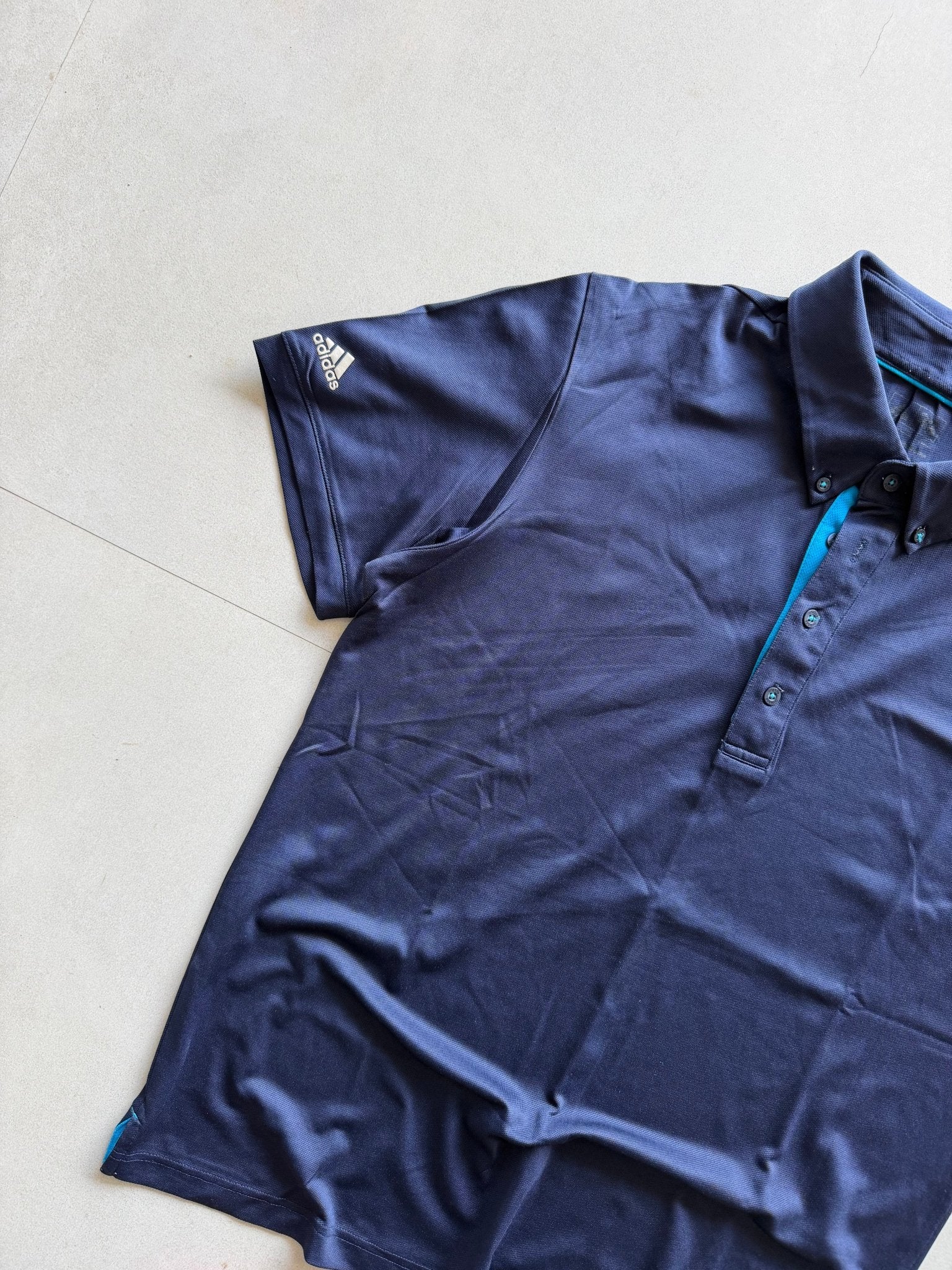 ADIDAS DRI FIT POLO TEE - M - Aged Arc