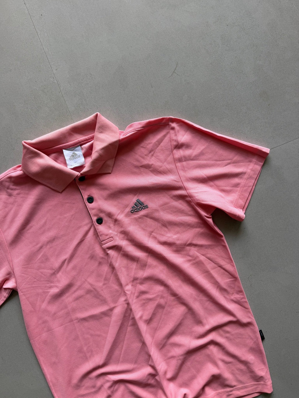 ADIDAS DRI FIT POLO TEE - S - Aged Arc