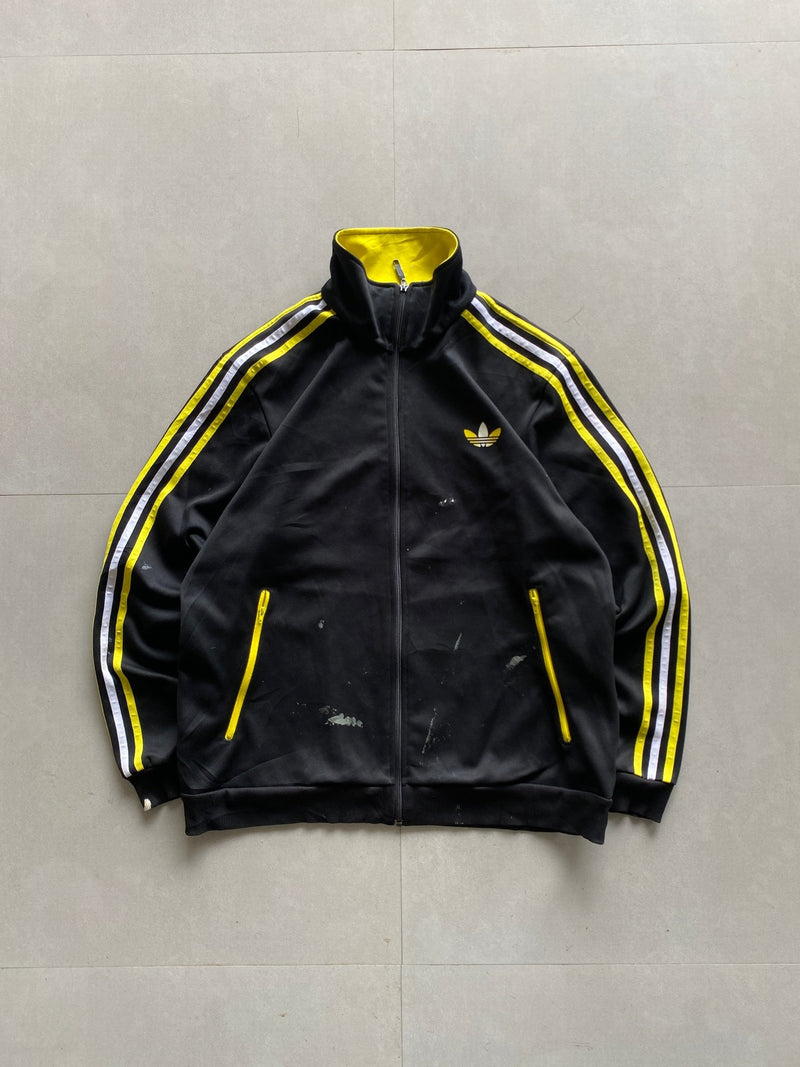 ADIDAS ORGINALS STRIPED JACKET - L - Aged Arc