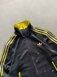 ADIDAS ORGINALS STRIPED JACKET - L - Aged Arc