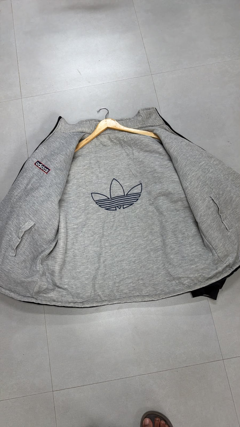 ADIDAS REVERSIBLE STRIPED JACKET - XXL - Aged Arc