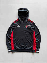 ADIDAS STRIPED HOODIE - S - Aged Arc
