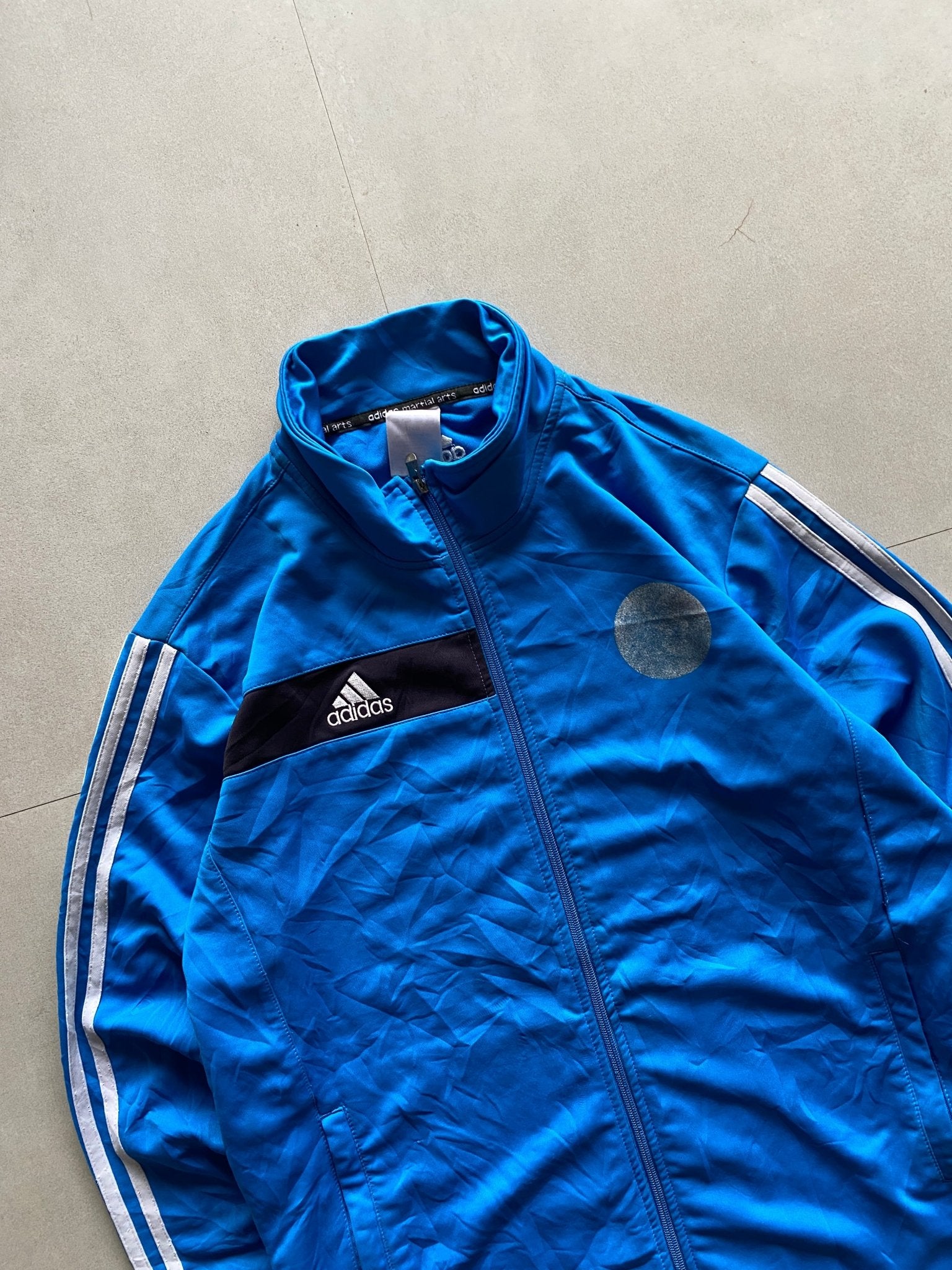 ADIDAS STRIPED JACKET - M - Aged Arc