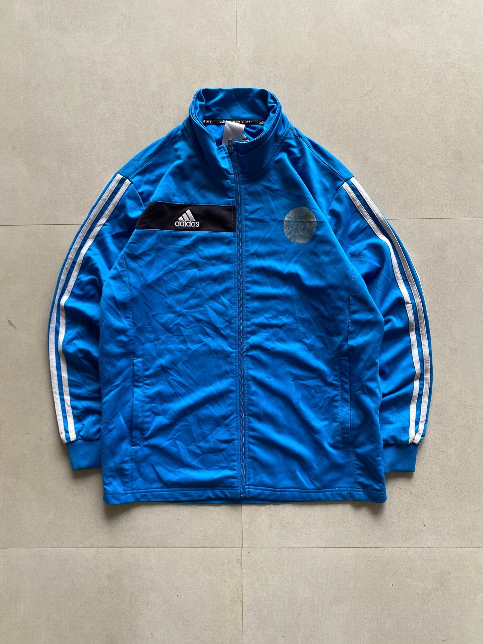 ADIDAS STRIPED JACKET - M - Aged Arc