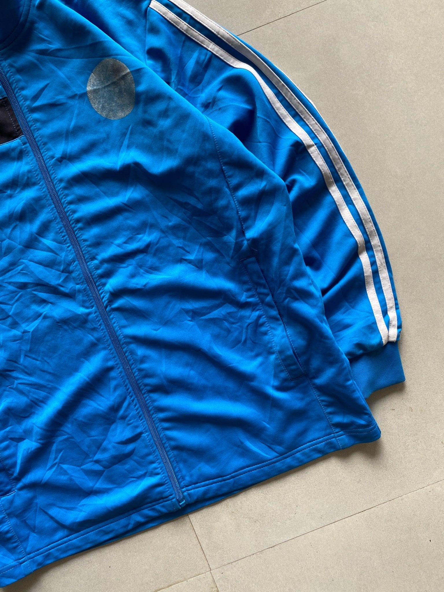 ADIDAS STRIPED JACKET - M - Aged Arc