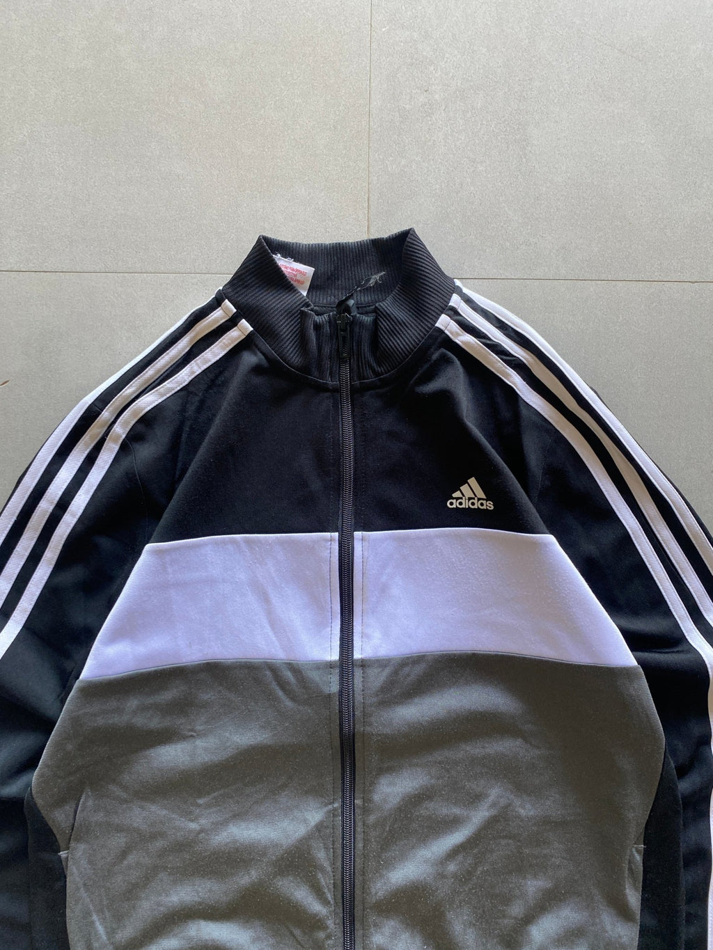 ADIDAS STRIPED JACKET - XS - Aged Arc