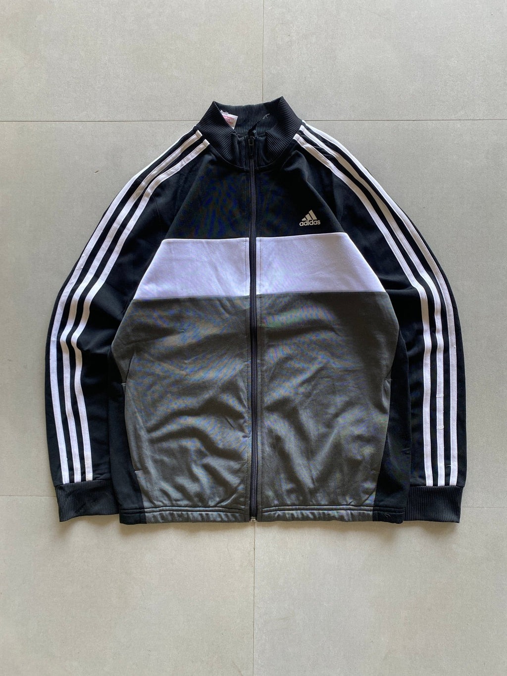 ADIDAS STRIPED JACKET - XS - Aged Arc